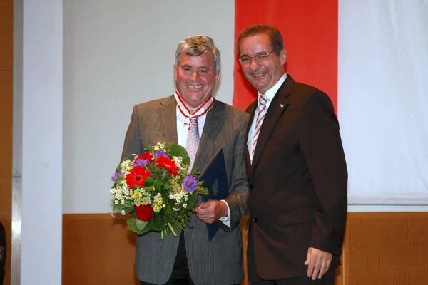 Ministerpräsident a.D. Matthias Platzeck mit Günter Pick