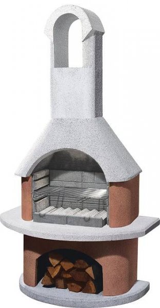 Buschbeck zahradní gril krb Bali bílá-terakota 90060.000