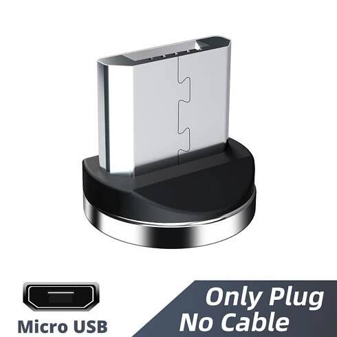 FONKEN Magnetická zástrčka kabelu pro iPhone Samsung Kabel mobilního telefonu Magnetický adaptér Kabel Konektor Magnetický nabíjecí kabel Prachová zástrčka