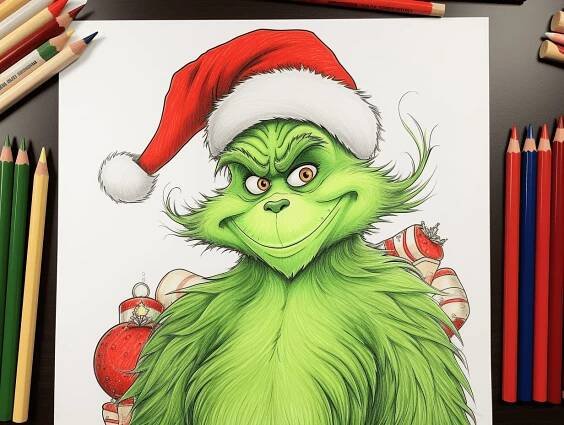 35 Grinch Coloring Pages: Free Printable Sheets