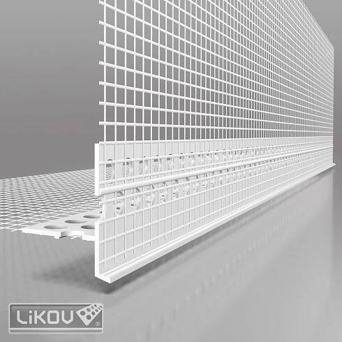 LIKOV lišta LTHU 4mm s nepriznanou okapnicou 2,5m