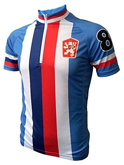 Stylové cyklistické retro dresy v národních barvách