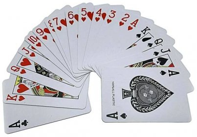 Popron.cz Plastové pokerové karty 54 ks - černé balení (Verk)