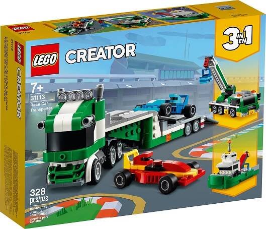 LEGO Creator 31113 Kamion pro přepravu závodních aut od 999 Kč