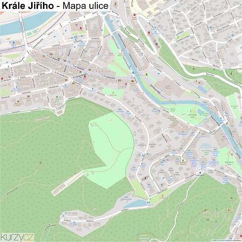Krále Jiřího - mapy | Kurzy.cz