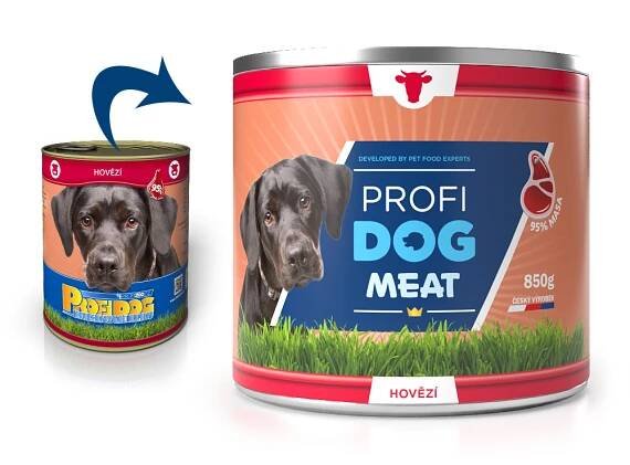 PROFIDOG konzerva hovězí 850g