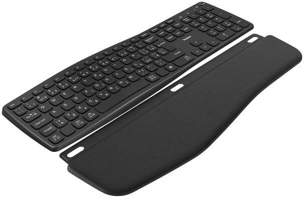 Ergonomická bezdrátová klávesnice s opěrkou zápěstí | YKB 2100 CSBK SWIFT | Yenkee