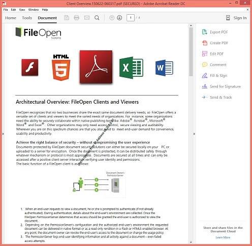 Two Lesser-known FileOpen Features: Screen Capture Prevention & Watermarking
