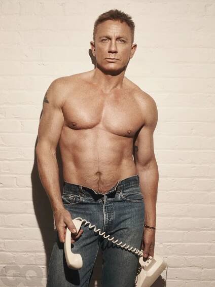 Image may contain Daniel Craig Human Person Clothing Denim Jeans Apparel and Pants