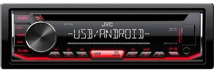 KD-T402 AUTORÁDIO S CD/MP3/USB JVC