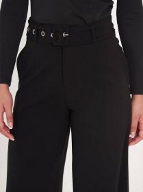 Široké kalhoty s páskem dámské | GATE