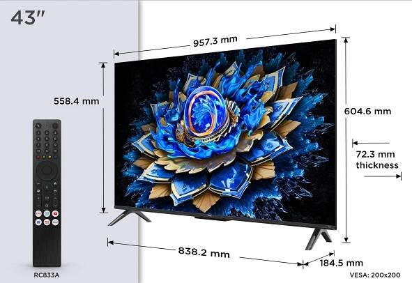43" TCL 43T69C