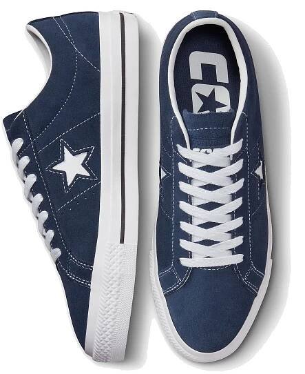 boty Converse One Star Pro Classic Suede OX - A04154/Navy/White/Black | Blackcomb.cz
