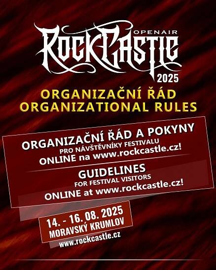 Projděte si organizační řád pro návštěvníky festivalu ROCK CASTLE 2025 | Rock Castle