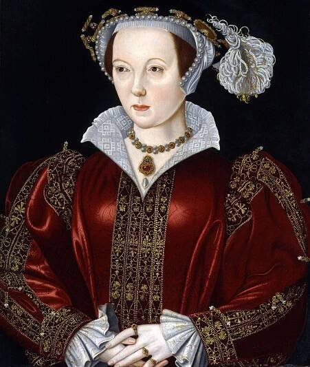 an oil painting portrait of Catherine Parr