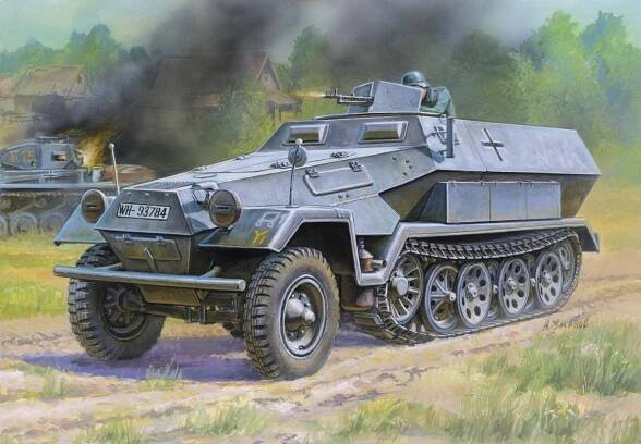 Zvezda Hanomag Sd.Kfz.251 1 Ausf.B 1:35
