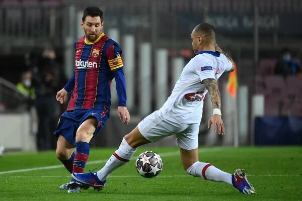 Layvin Kurzawa Steal FC Barcelona Wallpaper