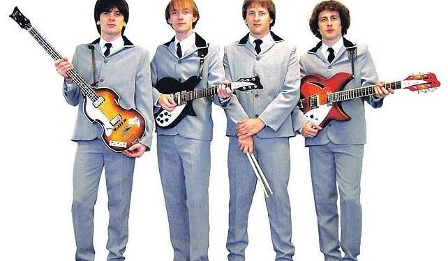 Kapela, která zahraje nestárnoucí hity legendární kapely Beatles.