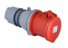 Zásuvka průmyslová 32A 5P 380V - 400V IP44 spojovací venkovní 3107-304-1601 TP electric