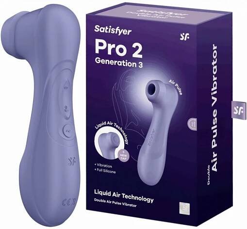 Satisfyer Pro 2 Generation 3 vínový