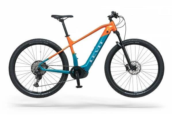 Elektrokolo Levit CORAX Bosch CX 1 overstep orange teal pearl 19''