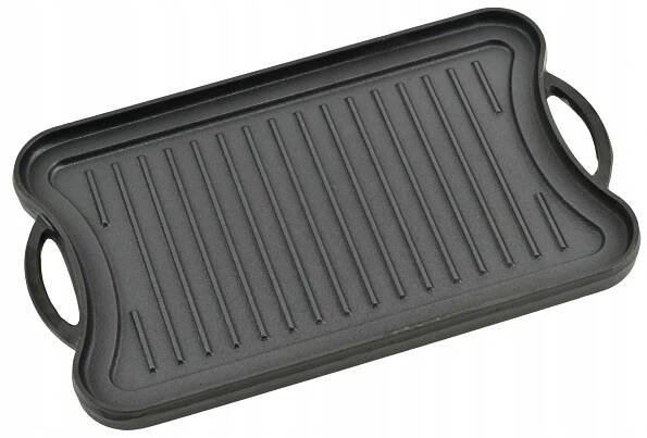 Grilovací deska litina velká Rossner Grill oboustranný 51 x 26 cm