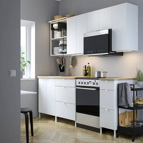 ENHET Kitchen - white 85x25 5/8x84 1/2 "