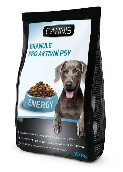 Carnis granule pro aktivní psy 10kg | Mountfield.cz