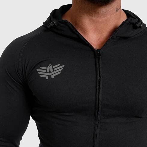 Iron Aesthetics Pánská SlimFit mikina Beyond the Future, černá