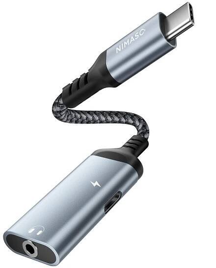 Adaptér Nimaso USB C na Jack, Adaptér sluchátek USB C