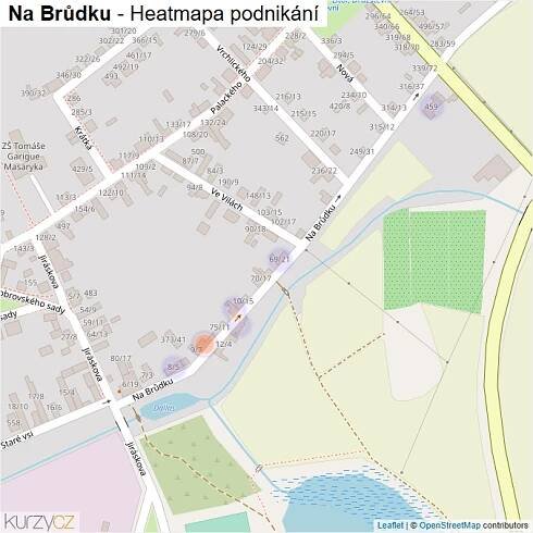 Mapa Na Brůdku - Firmy v ulici.