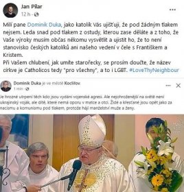 Věděl, že mu budou nadávat. „Nevadí mi to.“ Duka o Ukrajině a homosexuálech | ParlamentniListy.cz – politika ze všech stran