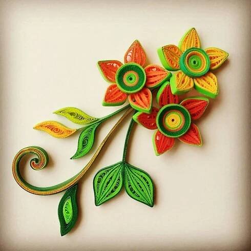 Learn How to Make Simple and Elegant Paper Flowers | Quilling designs, Paper quilling designs, Quilling flowers