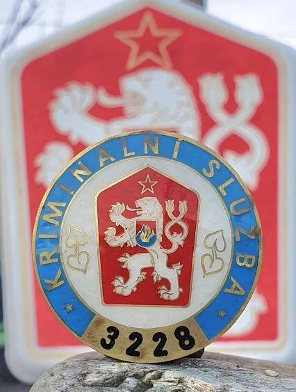 Odznak kriminální služby SNB, VB, ČSSR, Policie | Aukro
