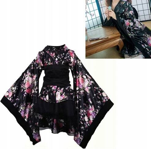 Kimono Anime kostým COSPLAY kostým HALLOWEEN v japonském stylu DÍVEK Kód výrobce KOSTIUM HALLOWEEN ANIME COSPLAY KIMONO
