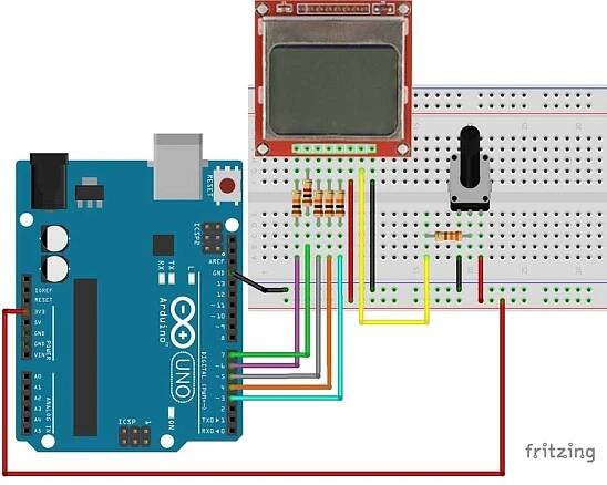 Complete Guide for Nokia 5110 LCD with Arduino