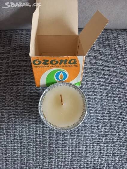 Retro svíčka Ozona - Mělník - Bazar