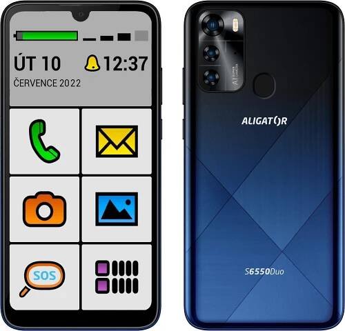 Aligator S6550 SENIOR modrý