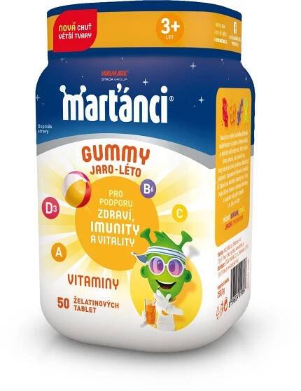 Marťánci Gummy jaro-léto 50 želatinových tablet