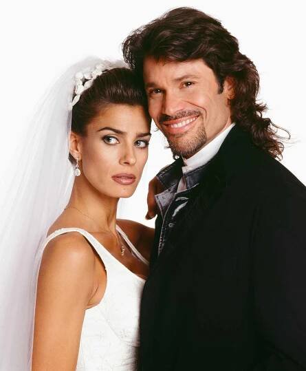DAYS OF OUR LIVES -- "Bo Brady & Hope Williams Brady 2nd Wedding, 1st Attempt" -- Pictured: Kristian Alfonso as Hope Brady Williams, Peter Reckell as Bo Brady 