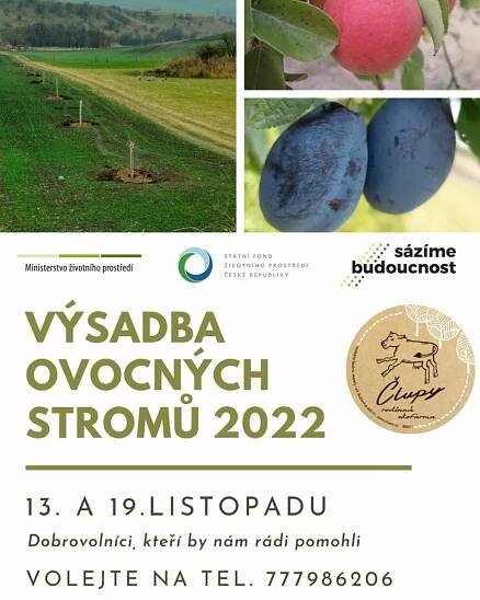 Výsadba ovocných stromů na Farmě Člupy | Lovime.bio