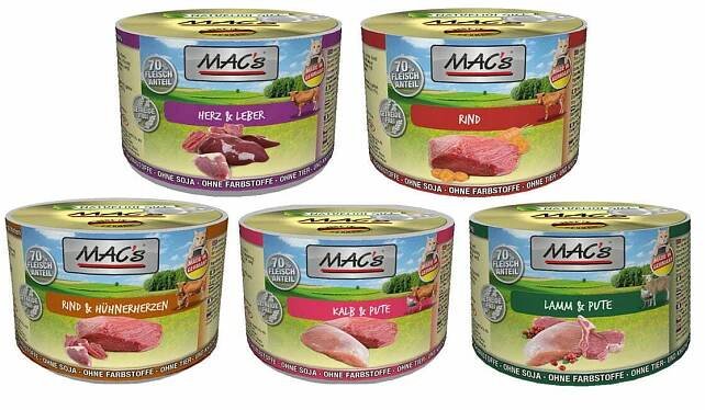 MAC'S Cat, 60 × 200 g, variace chutí masa 1
