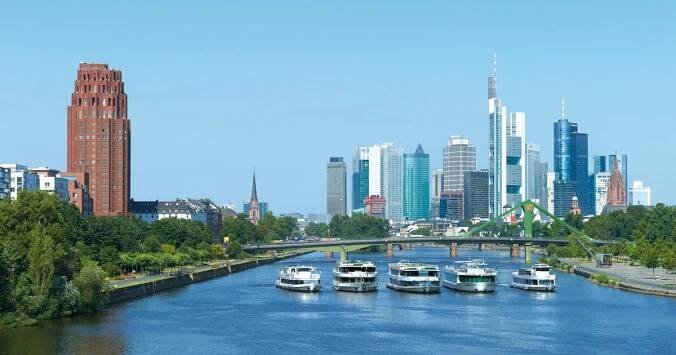 Frankfurt nad Mohanem: Vyhlídková plavba po řece Mohanu s komentářem