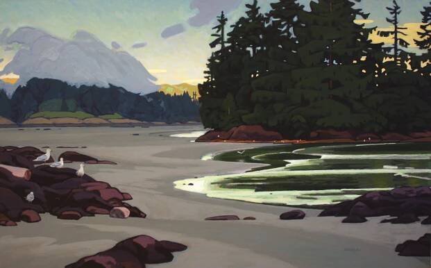  Schooner Cove  30 x 48  Acrylic on Canvas  SOLD 