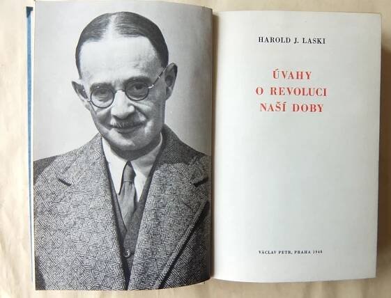 Laski, Harold Joseph: Úvahy o revoluci naší doby, 1948 - Antikvariát Malý čtenář