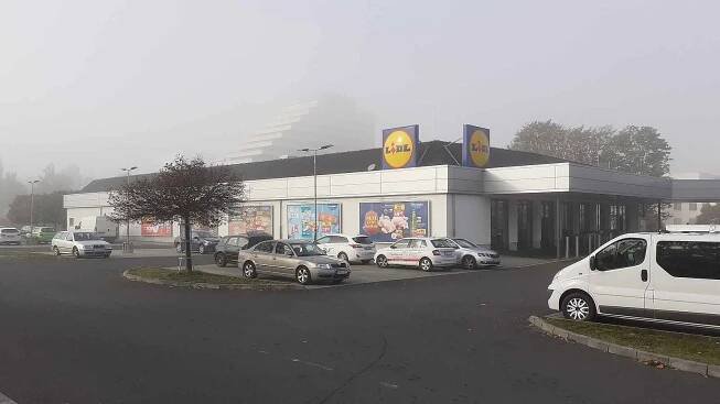 Centrum Mostu dopoledne 18. října