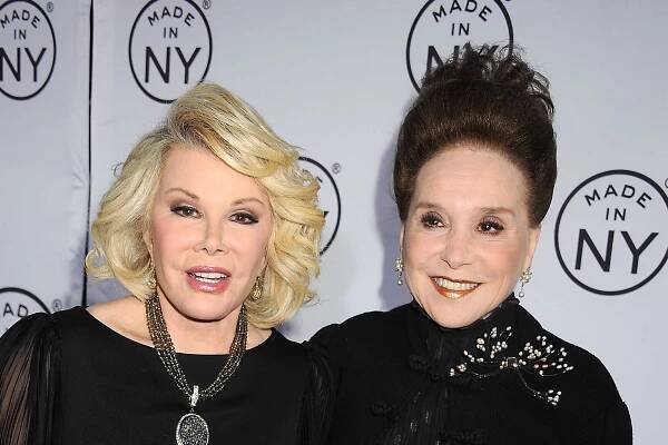 Joan Rivers and Cindy Adams