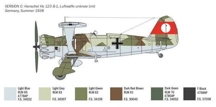 Italeri Henschel Hs 123 (1:48)