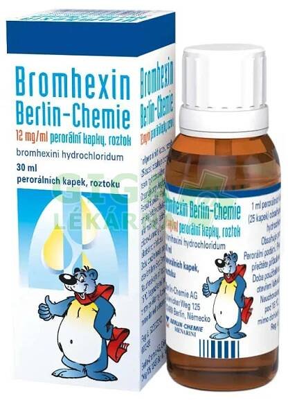 Bromhexin 12 BC kapky 30ml Berlin-Chemie - GigaLékárna.cz