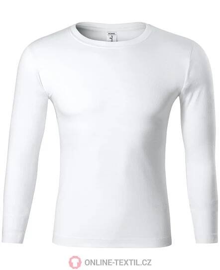 MALFINI® Unisex tričko Progress s dlouhým rukávem P75 - bílá z kolekce PICCOLIO | ONLINE-TEXTIL.CZ